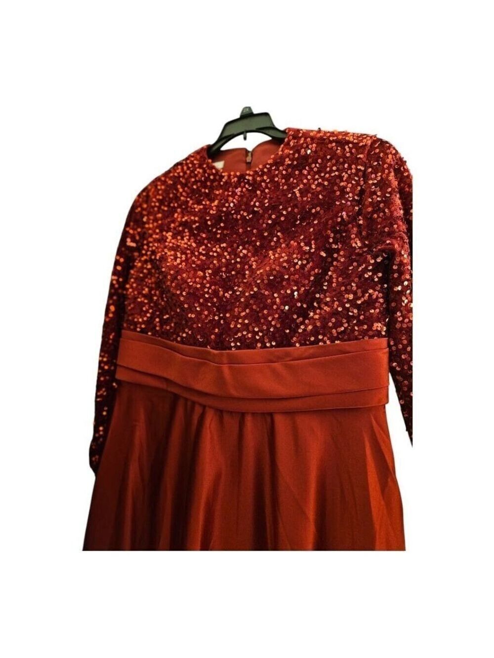 LanTing Wedding Dress, M, Red - Picture 12 of 14